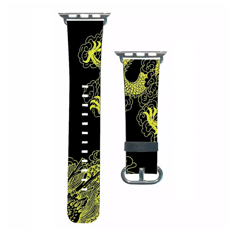 Yellow Dragon Apple Watch Strap