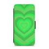 Colourful Hearts Wallet Phone Cases