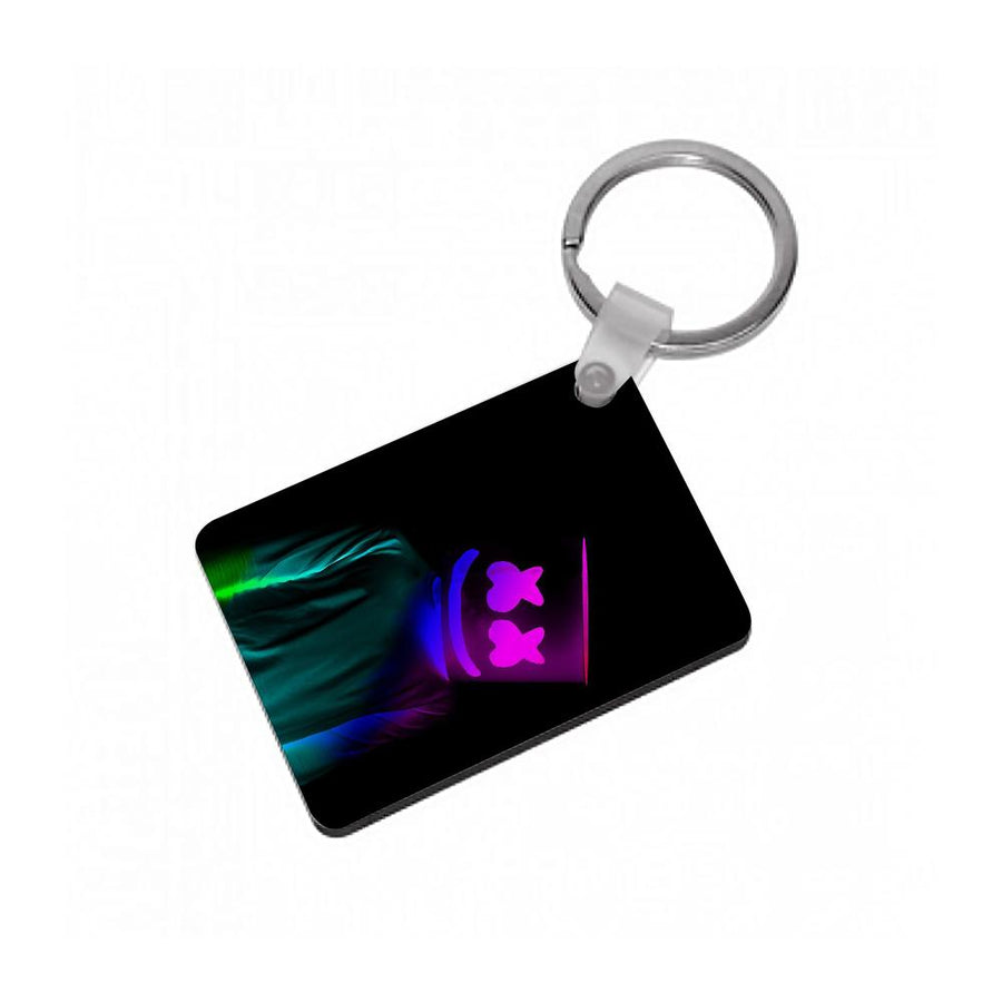 Marshmello In Lights Keyring