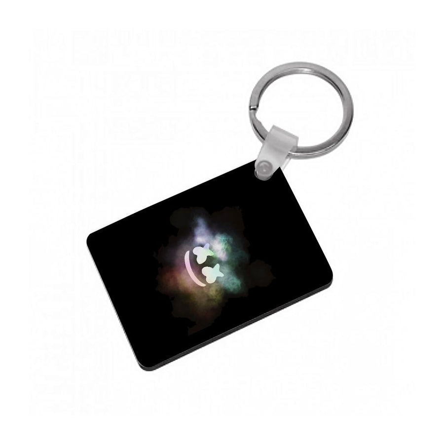 Black Marshmello Smoke Keyring