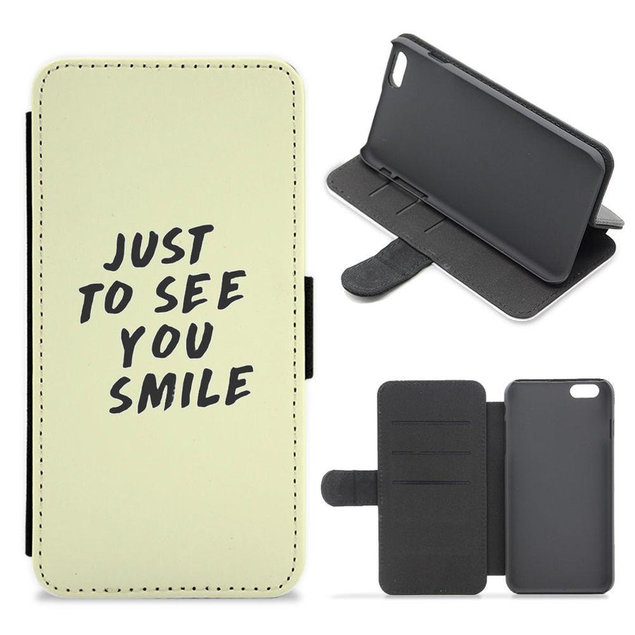 Just To See You Smile - Why Don't We Flip / Wallet Phone Case