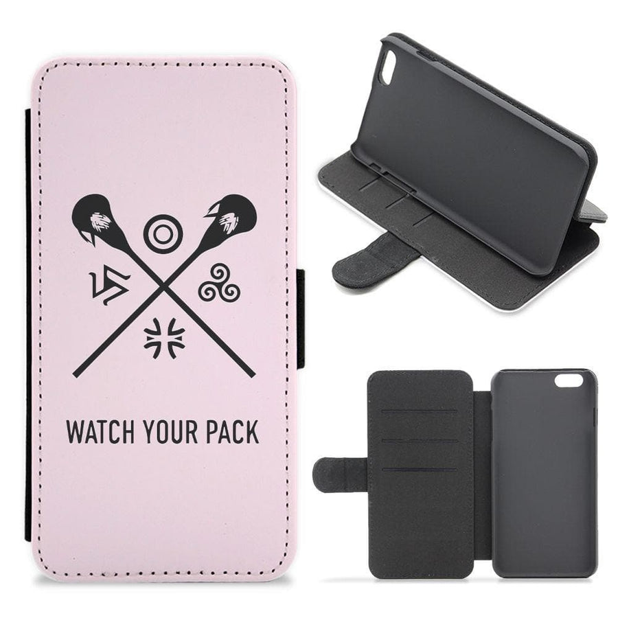 Watch Your Pack - Teen Wolf Flip / Wallet Phone Case