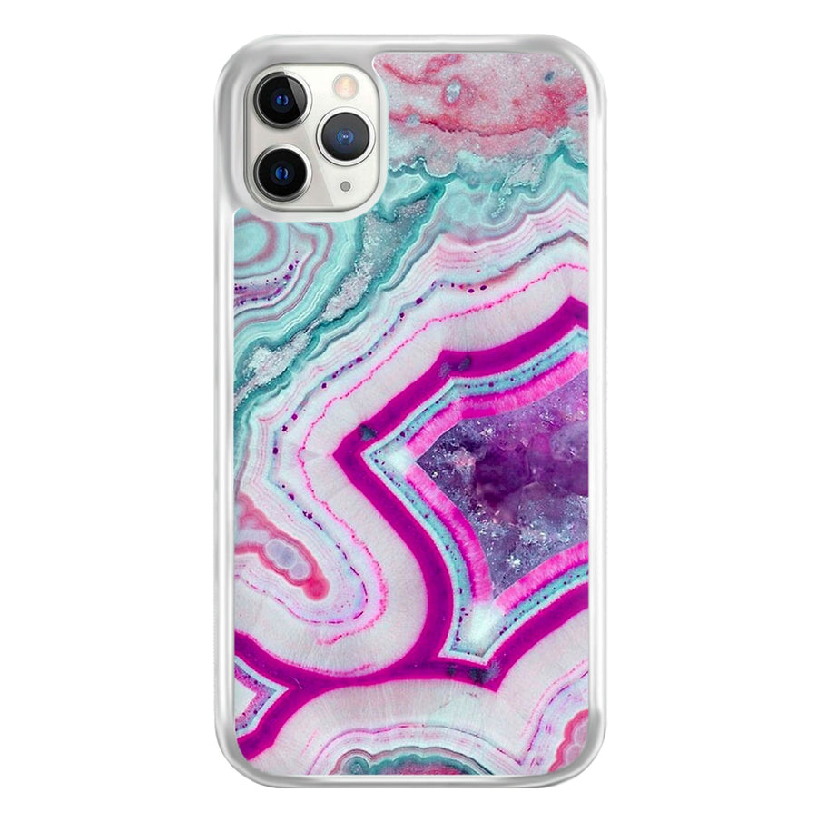 Purple Geode Pattern Phone Case