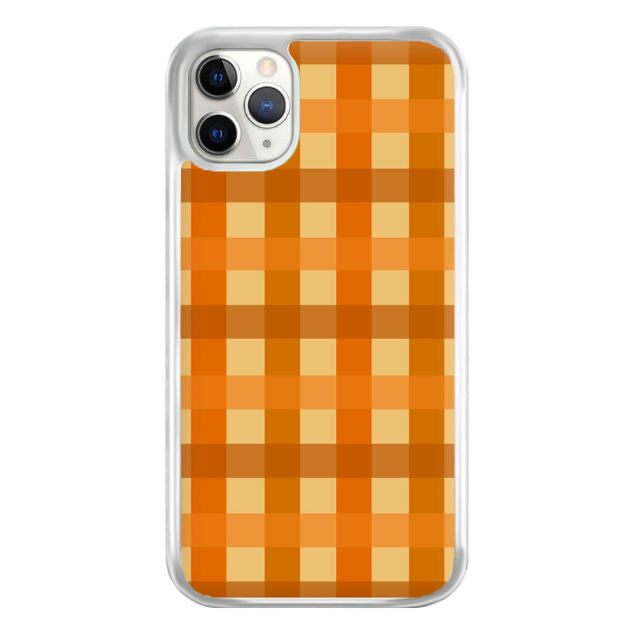 Orange Plaid Pattern- Autumn Phone Case