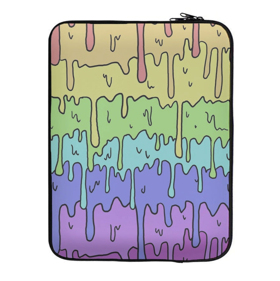 Dripping Rainbow Laptop Sleeve