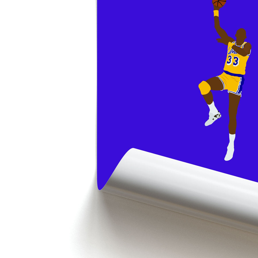 Abdul-Jabbar - Basketball Poster