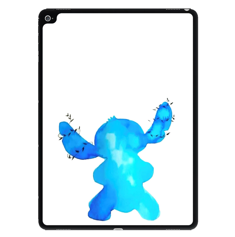 Watercolour Blue Alien Disney iPad Case