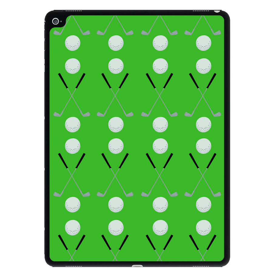 Golf clubs iPad Case