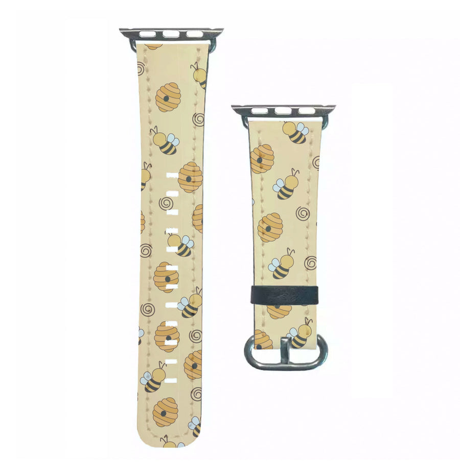 Honey Bees - Spring Patterns Apple Watch Strap