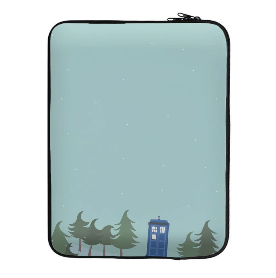 Christmas Tardis - Doctor Who Laptop Sleeve