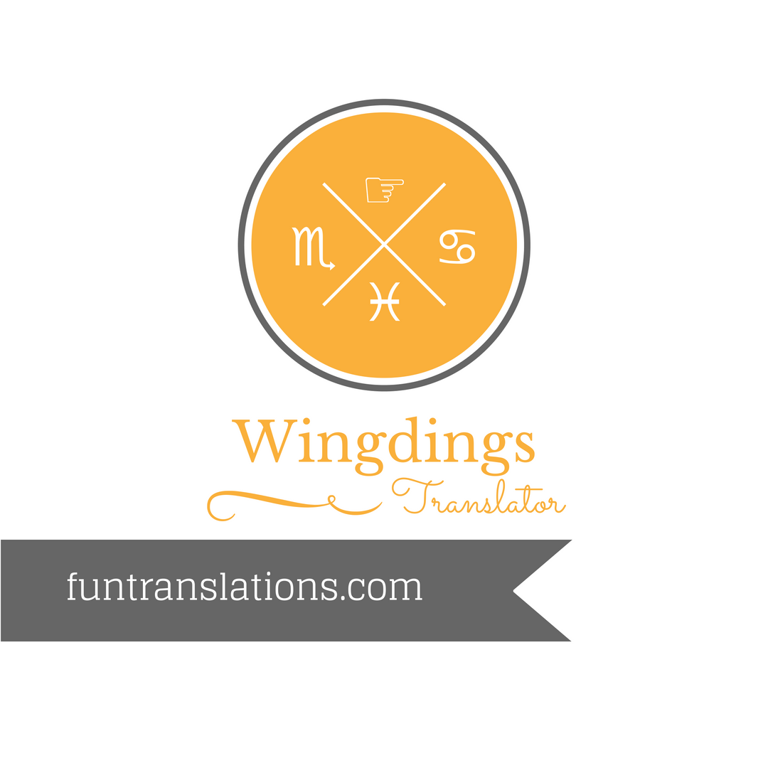 Alphabet Wingdings Translator : The use of letters as symbols is common ...