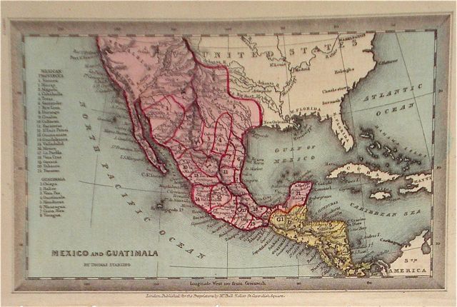 Antique Maps of Central America