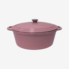 Neo Covered Oval Dutch Oven - Pink - Cast Iron