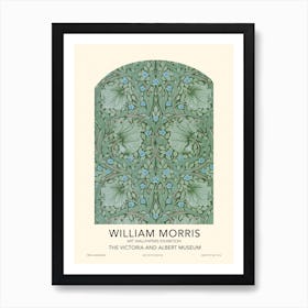 Pimpernel Exhibition Poster, William Morris  Art Print