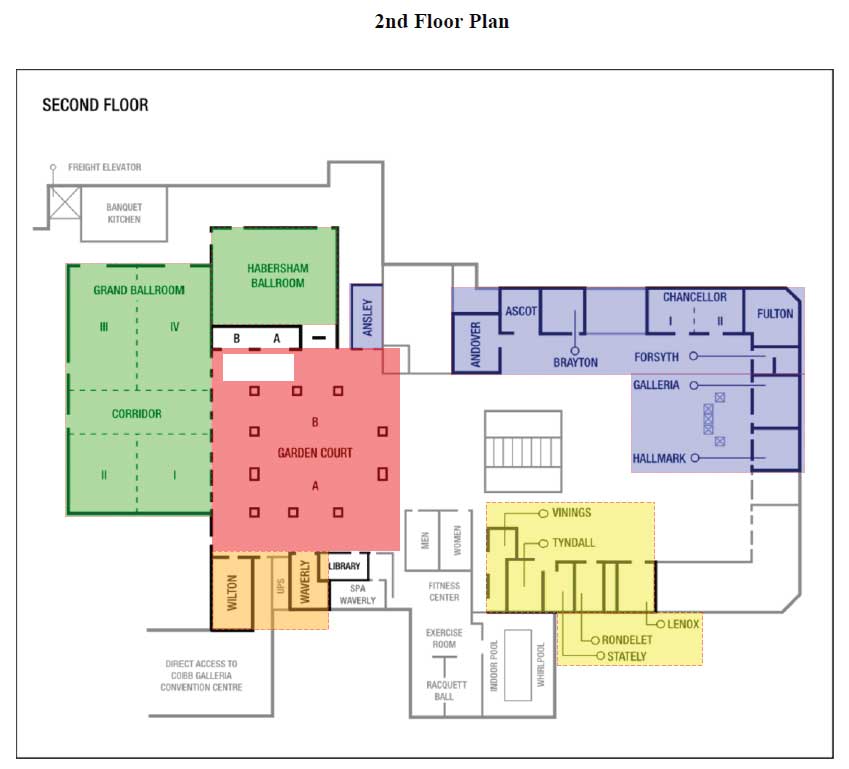 2nd Floor Plan | ICNA-MAS Southeast Annual Convention 2019