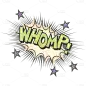 Comic Style Text Sticker