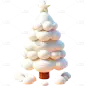 圣诞节平安夜软3D风卡通感圣诞树元素素材