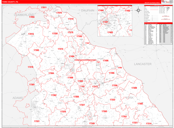 York County Zip Code Map Cities And Towns Map | Images and Photos finder