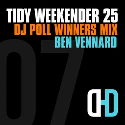 Tidy Weekender 25: DJ Poll Winners Mix 07 - Ben Vennard