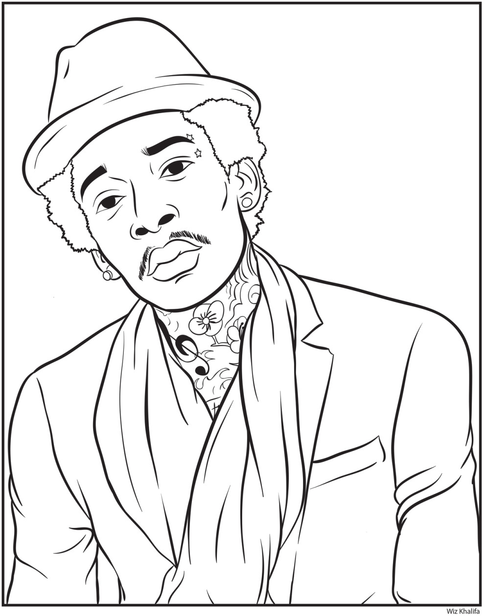 Chance The Rapper Coloring Pages Coloring Pages