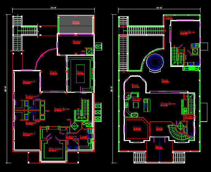 Floor Plan Autocad File Free Download - Plan Floor Cad | Bodenewasurk