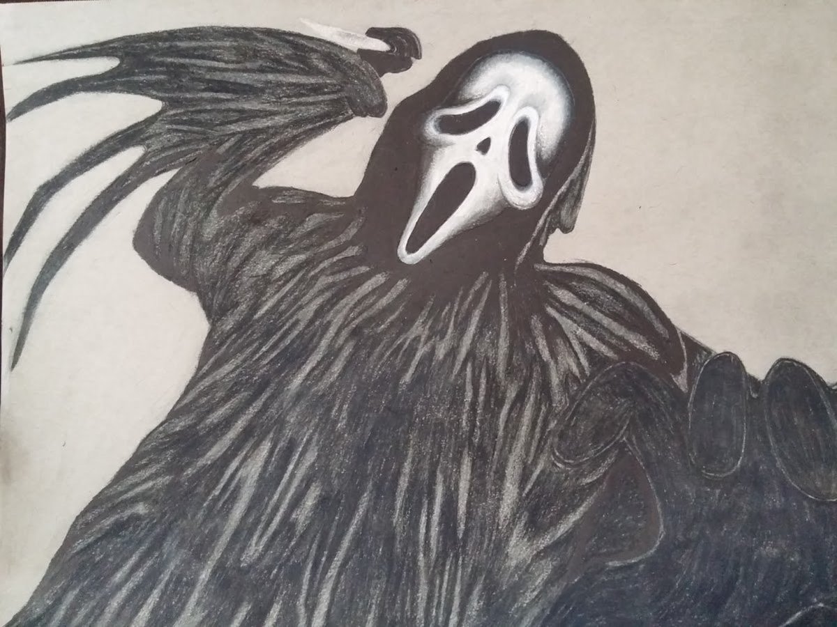 Ghost Drawing - Ghost Illustration, By Ethan Black. | Bocagewasual