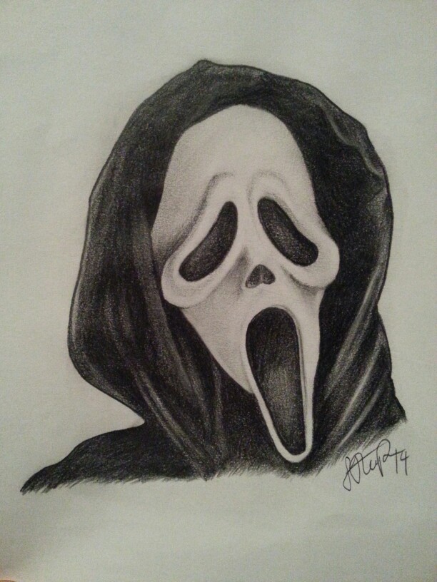 Ghost Drawing - Ghost Illustration, By Ethan Black. | Bocagewasual