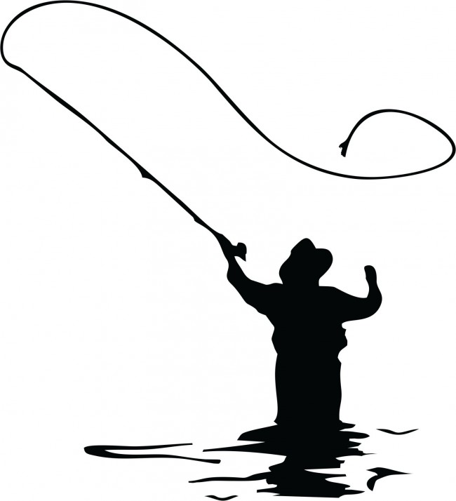 Fisherman Silhouette Clip Art at GetDrawings | Free download