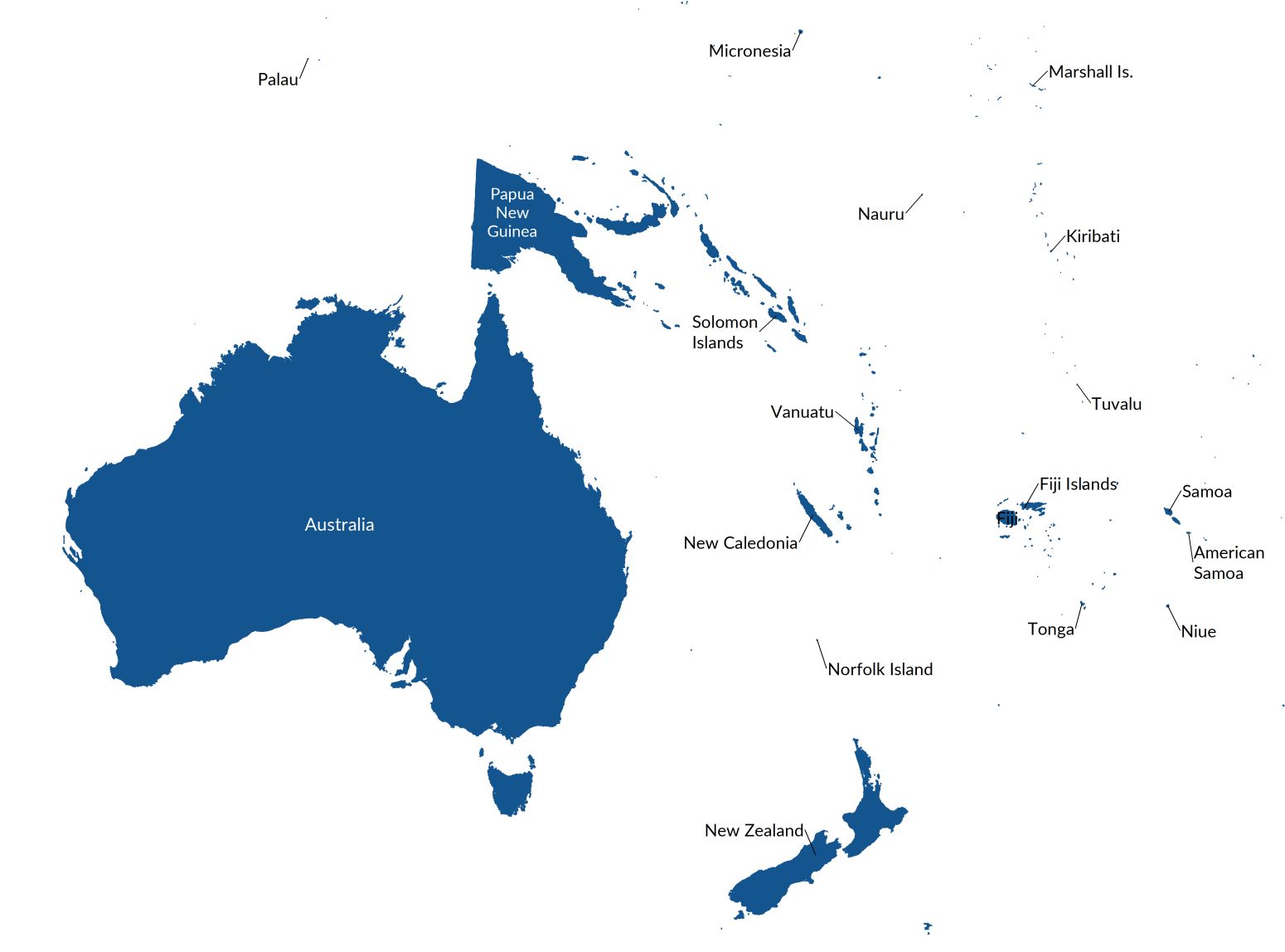 Maps Of Oceania And Oceanian Countries Collection Of Maps Of Oceania ...