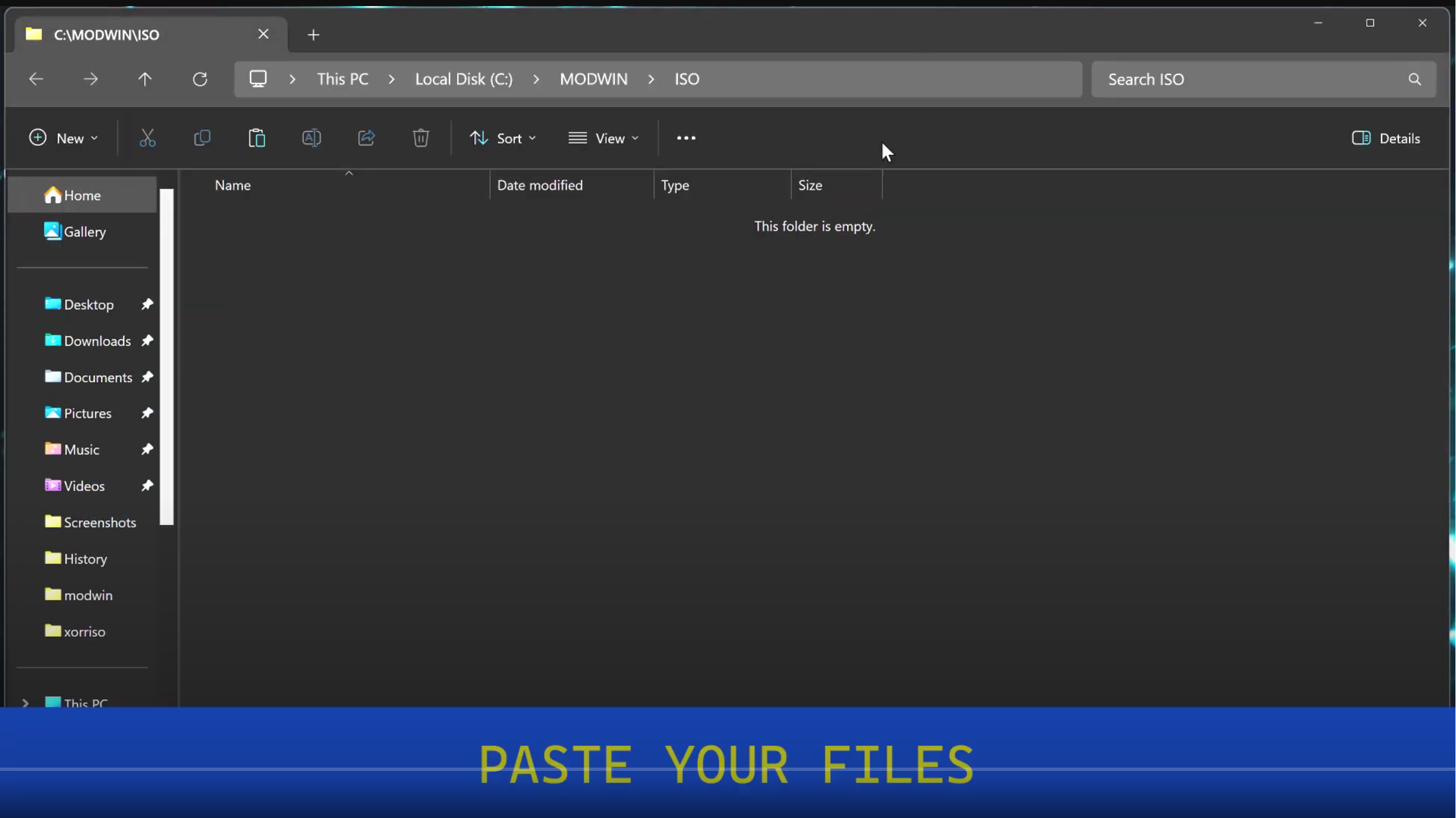 Paste Files