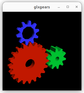 glxgears application