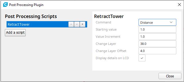 Settings Script RetractTower