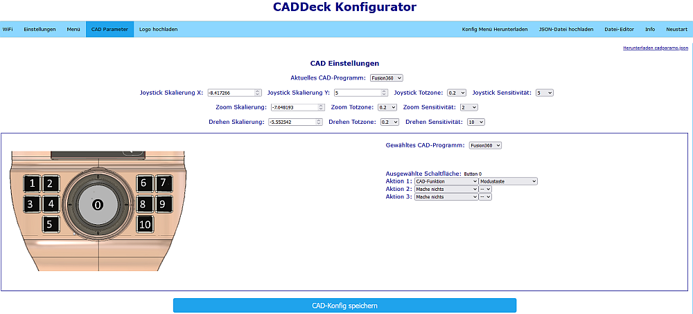 CAD-Einstellungen-Konfigurator