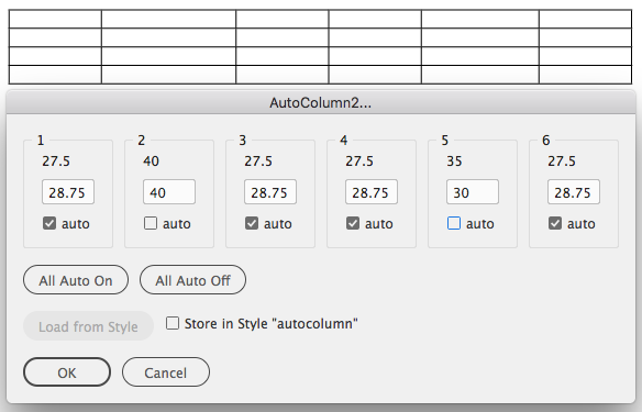 autospalte dialog