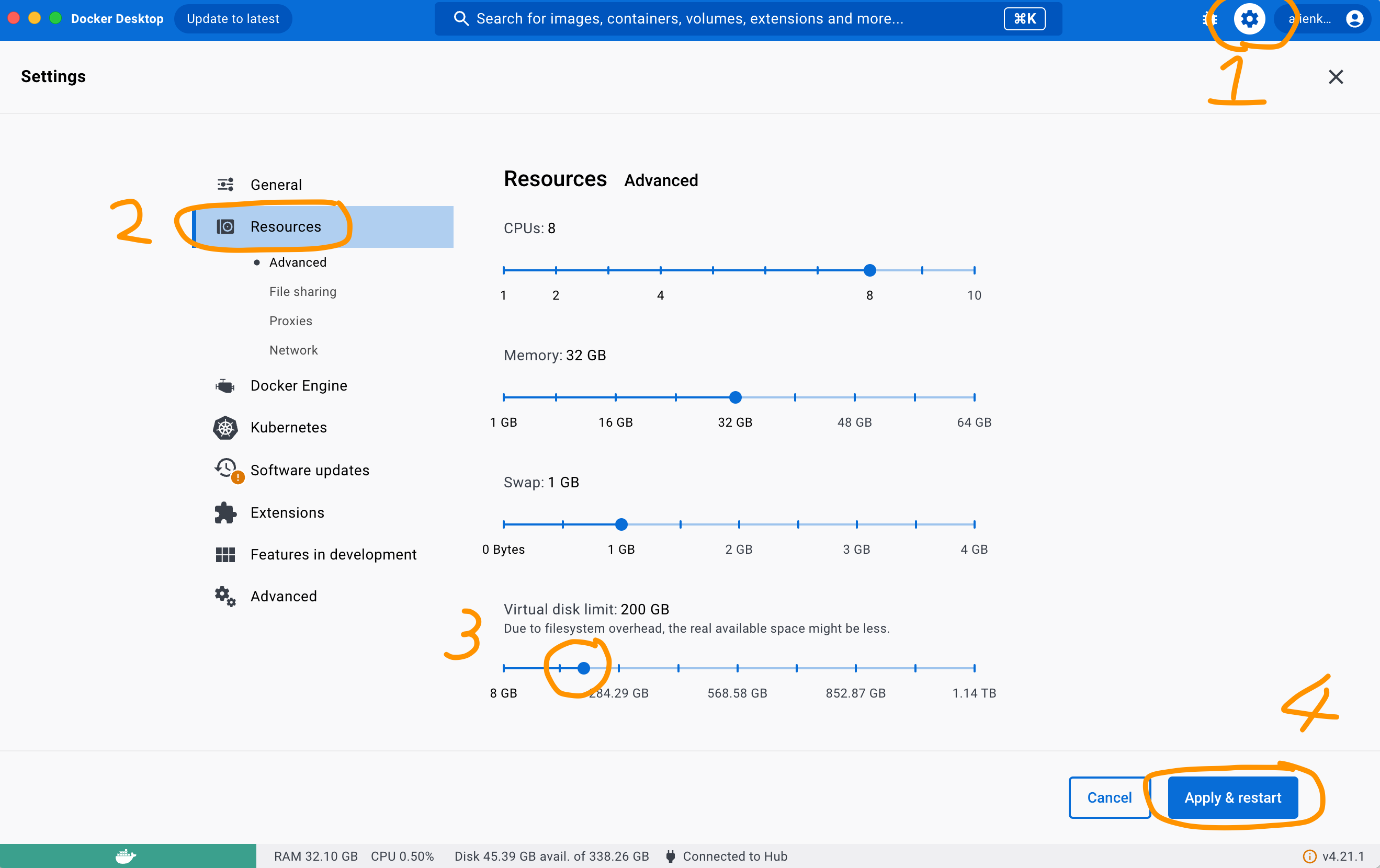 Docker Desktop Configuration