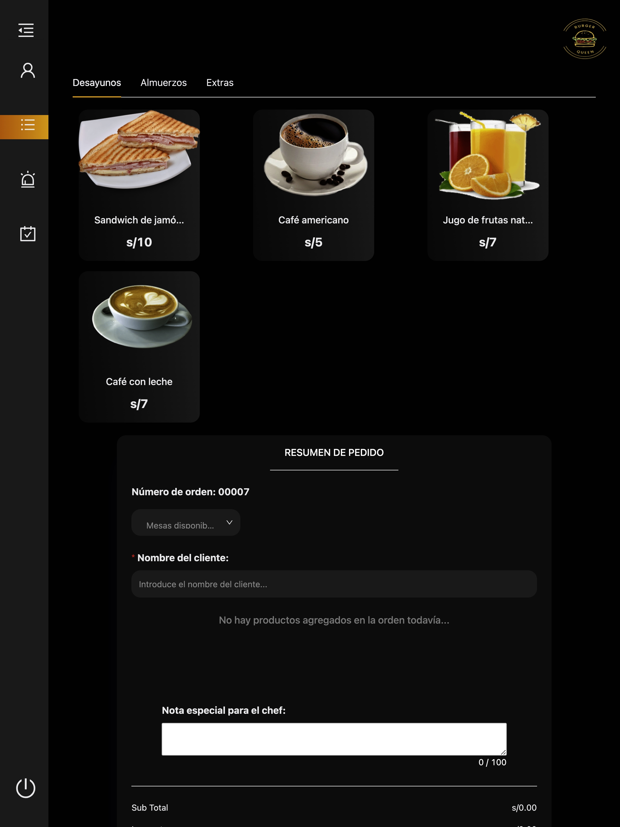 TABLET-MENU