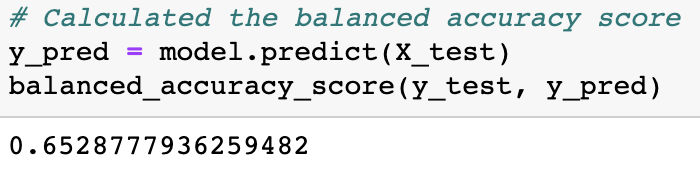 Combination Sampling Balanced Accuracy Score
