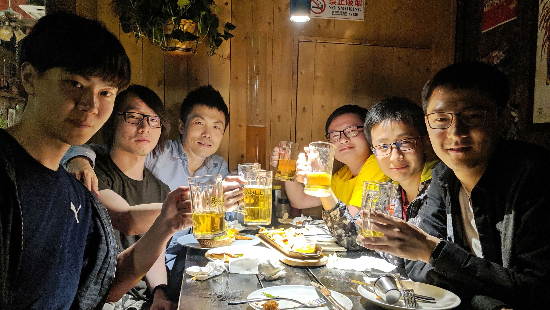 group photo - laker beer