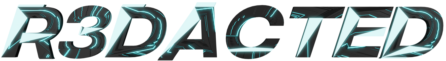 R3DACTED logo