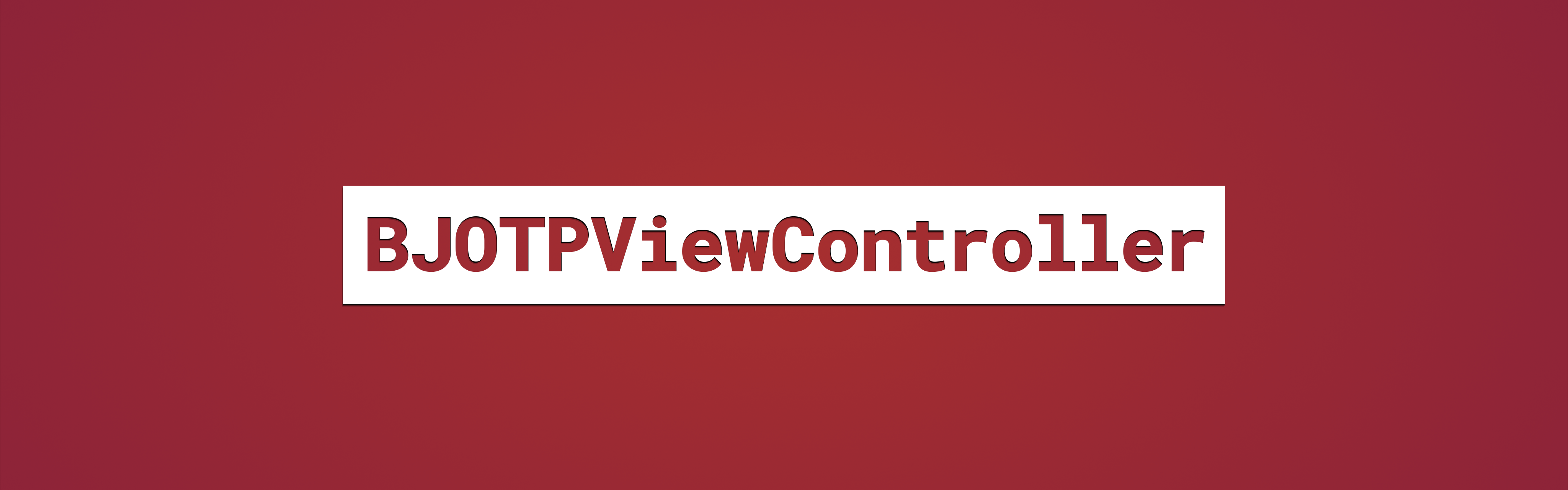 BJOTPViewController Banner