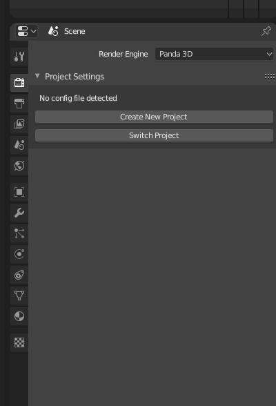 Create New Project button