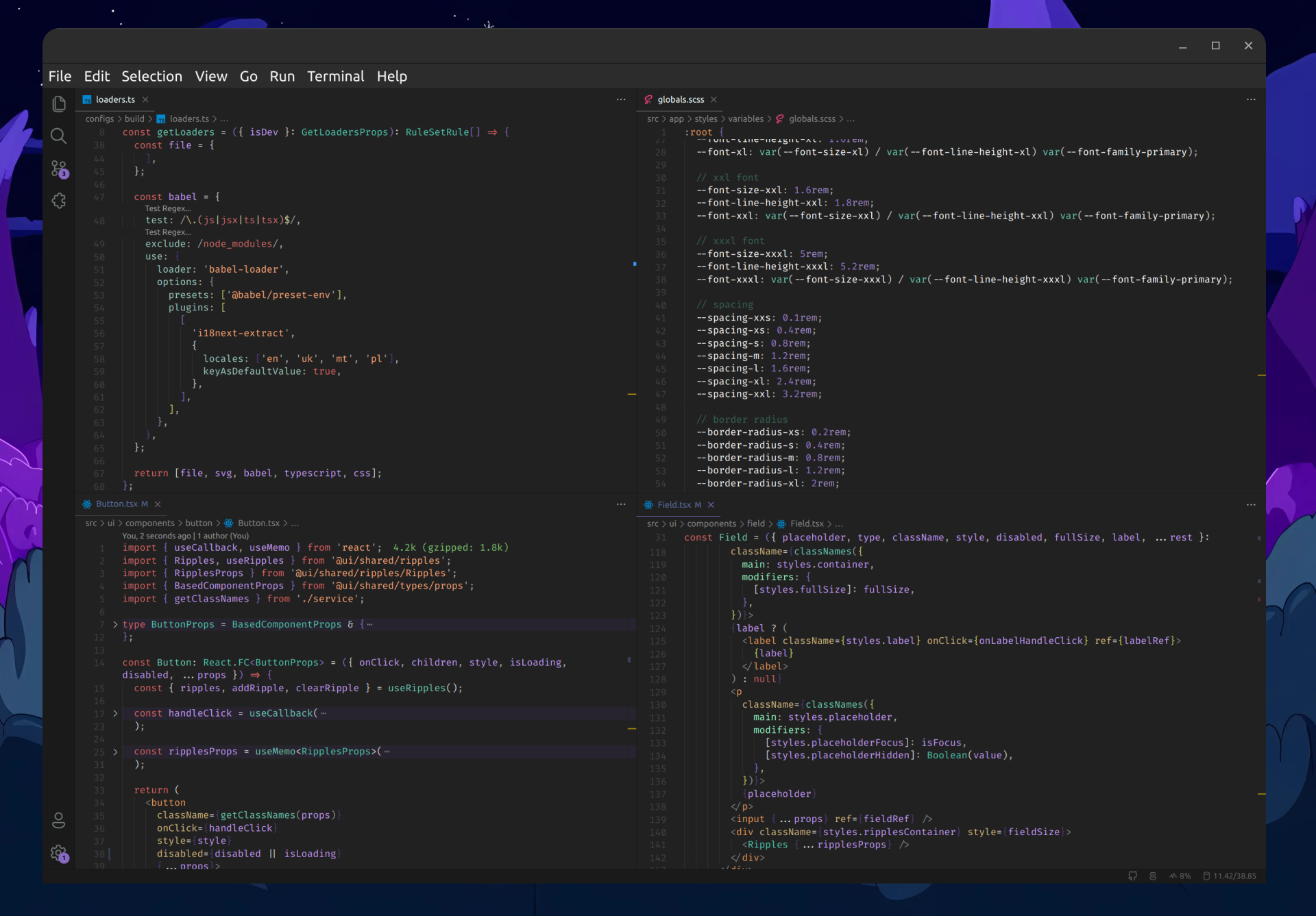 Halloween Night VSCode Color Theme - Multi