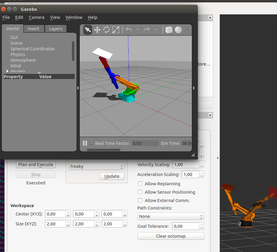rviz-moveit-gazebo