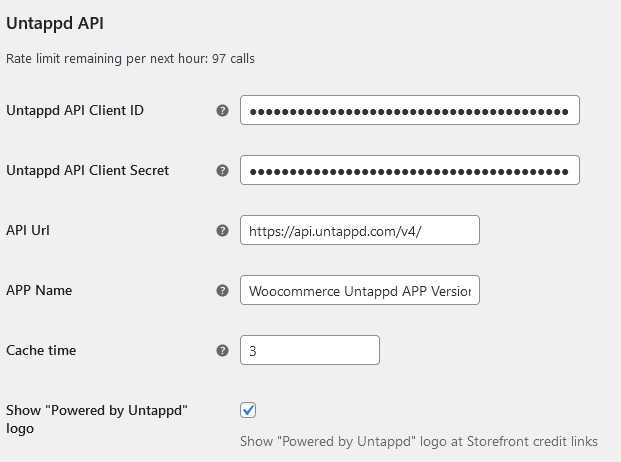 Untappd API