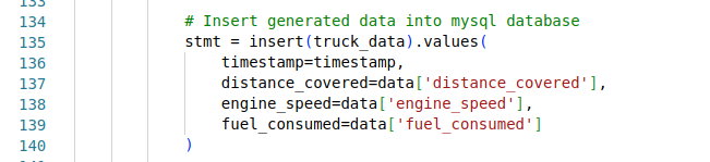 "Python > MySQL Output"