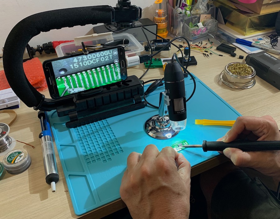 IC SI4730 soldering on adapter