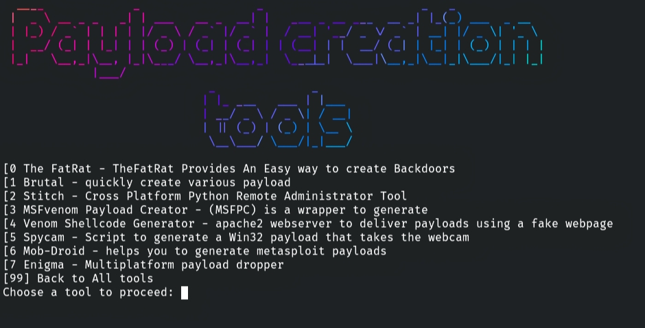 Payload Creation Tools