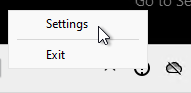 How to change settings