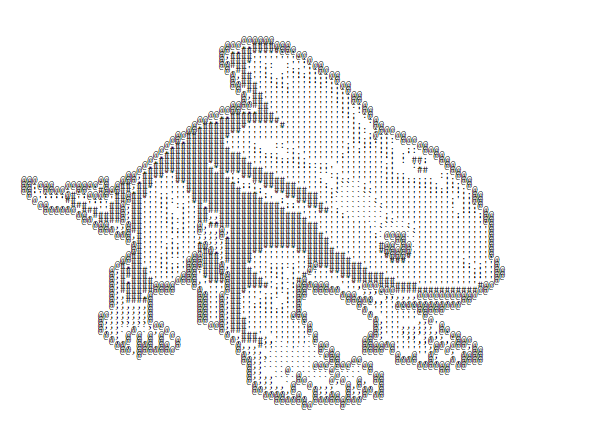 ASCII art of Orcane