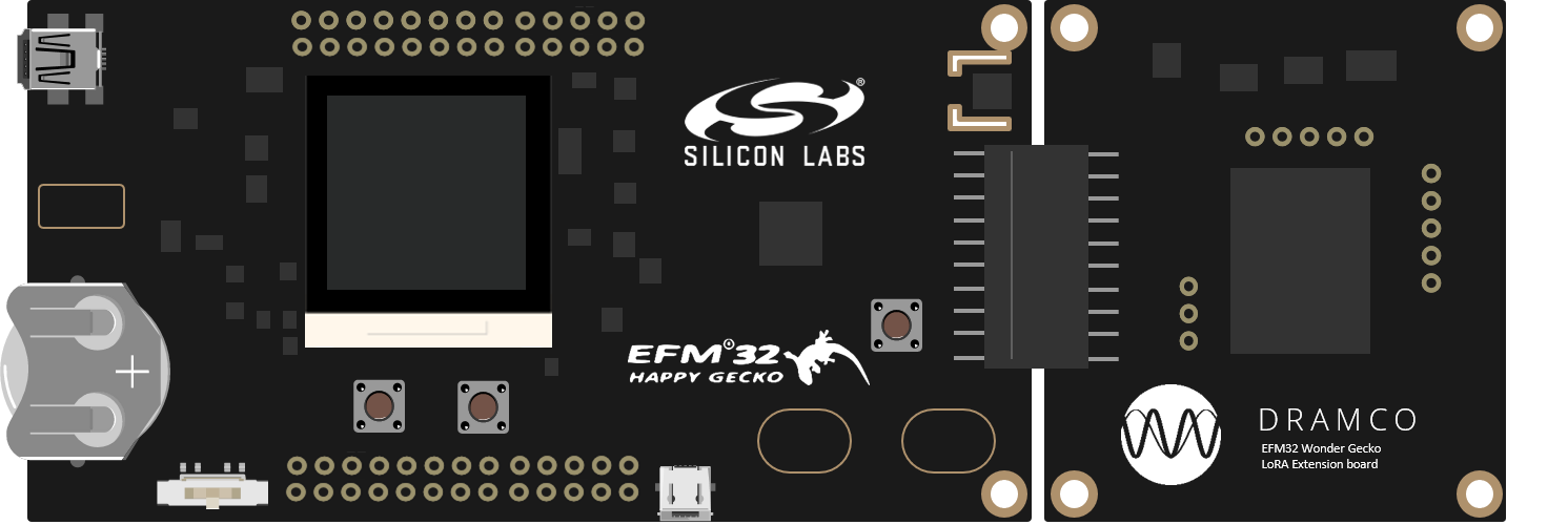 LoRaWAN EFM32 module